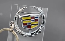 Very nice, unique Cadillac Crest emblem keychain picture