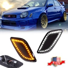 Smoke Switchback LED Corner Parking Side Marker Lights For 02-03 Subaru Impreza picture