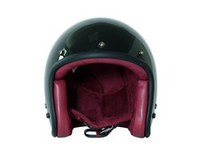 CRG  Motorcycle  Open-Face Fiberglass Leather Helmet  for Adults and Youths picture