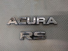 1990-1991 Acura RS Coupe Sedan Factory Emblem Set picture