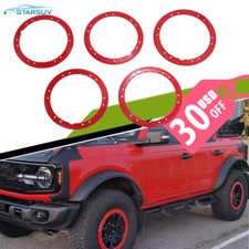 5PCS Bead Lock Wheel Trim Rings Kit Fit for 2021-2026 Ford Bronco picture