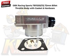 OBX 72mm Billet Throttle Body 00-05 Honda S2000 Cable Gasket TB11255 picture