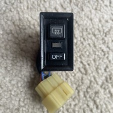 84 - 89 Toyota 4runner OEM Rear Window Defrost Dash Switch, Genuine  picture