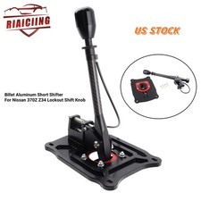 Billet Manual Short Shifter for Nissan 370Z Z34 VQ37VHR Lockout Shift Knob New picture