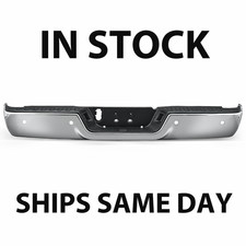 VRC Chrome Rear Step Bumper For 2009-2018 Dodge Ram 1500 with Sensor Holes picture