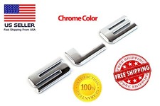 1x SLE Tailgate Door Letter Emblem SUV HD Badge GMC CHEVROLET 3D Glossy Chrome picture