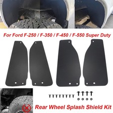 4pcs Mud Splash Guard Rear Wheel Well Liner Set For 1999-2016 Ford Super Duty picture