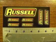 Russell Hoses 7 sticker sheet Sticker Decal picture
