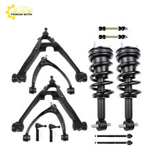 For 08-13 Silverado Sierra 1500 Front Struts Control Arms Tierods Sway Bar 12pcs picture