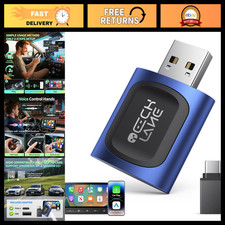 2-in-1 Wireless CarPlay & Android Auto Adapter - Bluetooth, Fast Auto-Connect, U picture