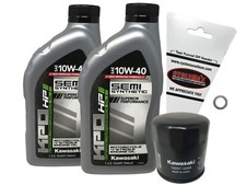 Cyclemax 2015-2023 Genuine Kawasaki Vulcan EN650 EN 650 OEM Oil Change Kit picture