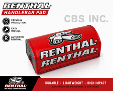 Renthal P329 Red Fatbar Handlebar Pad Lightweight High‑Density Foam MX Off‑Road picture