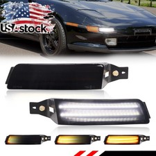 Smoked Switchback LED Parking Turn Signal Lights For 91-95 Toyota MR-2 MR2 SW20 picture