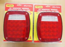 2PC LED Submersible Universal Combination Signal Tail Light Truck Lite DOT picture