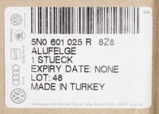 Volkswagen Group Wheel  Part Number - 5N0-601-025-R-8Z8 picture