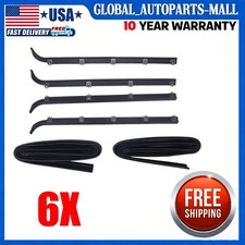 Window Sweep/Run Channel Weatherstrip Seal Set for Ford Bronco Pickup Truck F150 picture