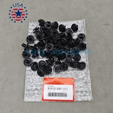 100x Fender Liner Retainer Fastener Clips 91512-SX0-003 For Honda USA picture