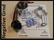 6 volt 535 flasher, bracket, 3 wire plug, 6 v bulb, installation directions picture