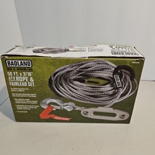 3000 LB ATV UTV Winch Synthetic 50ft Rope With Clevis Hook & Fairlead Tool Kit picture