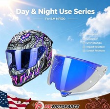 Nnw Anti-Scratch Day Night Aurora For ILM MF509 Helmet Visor UV Shield Tinted picture