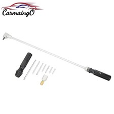 Carburetor Pilot Screw Adjusting Tool 90 Degree Angled w/ 7pcs Heads Metal Part picture