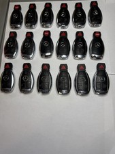 Lot of 18 OEM Mercedes Chrome Flip Keys Mixed Part Numbers Used Locked picture