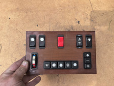 1979-1991 Mercedes-Benz W126 Center Console AC Control Panel OEM Mint Wood trim picture