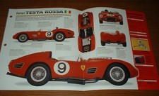 1959 FERRARI TESTA ROSSA 250TR SPECS BROCHURE INFO 250 TR LE MANS 56 57 58 59-61 picture