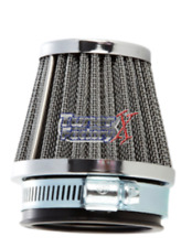 FOR YAMAHA Motorcycle 39 mm Chrome Cone Power Air Filter BRAND NEW REPLACEMENT picture