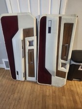 1979-85 CADILLAC ELDORADO  DOOR PANEL SET WHITE OEM USED  F & R picture