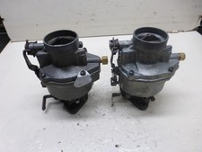 Pair (2) Original Vintage Rochester 1 Barrel B Series Carburetors 235 Chevrolet picture