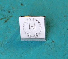 1964 1965 Imperial Left Swivel Keyhole Cover Driver Door Handle Lock Cover VGC picture