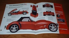 1997 PANOZ AIV ROADSTER ORIGINAL IMP BROCHURE SPECS INFO POSTER 97 96 98 99 picture