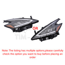For 22-24 Nissan Murano Full LED Left OR Right OR Pair Headlight Assembly Black picture