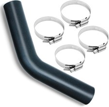 Gasoline Fuel Filler Neck Hose 2 inches Inside 45 degree Reinforced Gas tank picture