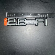 1980's Chevrolet Cavalier 2.8 Multi-Port Fuel Injection Emblem Badge Logo NOS GM picture