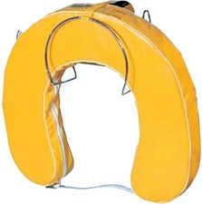Cal June Yellow Pony Horseshoe Buoy 940 Marine Safety Boat Life Ring MOB Rescue picture