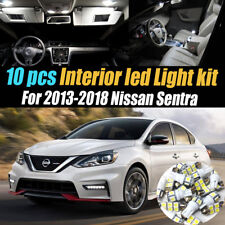 10Pcs Super White Car Interior LED Light Kit Package for 2013-2018 Nissan Sentra picture