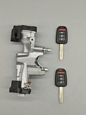 Ignition Lock Cylinder Switch Assembly W/ 2 Key Shells For Honda Civic 2014-2015 picture