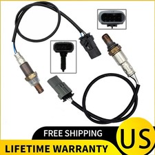 2pcs Upstream+Down Oxygen Sensor For 2013-2017 Cadillac ATS 2.5L 2.0L CTS 2.0L picture