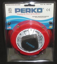 Perko 8501DP 8501 Battery Selector Switch for 2 Batteries 3/8
