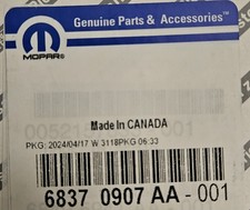 OEM Brand mew MOPAR 17-23 Jeep Compass rear Chrome JEEP Emblem P/N 68370907AA picture
