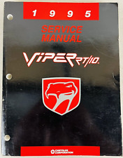 1995 Dodge Viper RT/10 Factory Shop Dealer Service Repair Manual Book picture