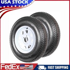 2pack ST205 75D14 Tire ST205/75D14 Trailer Tires with 14