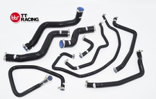 Silicone Radiator Coolant Heater Hose For Mazda RX8 SE3P RX-8 13B-MSP Black++ picture