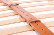 Rennline Vintage Leather Luggage Rack Straps Tan picture