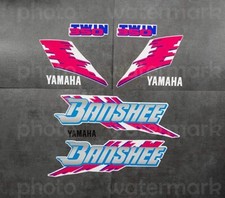 92' 1992 Yamaha Banshee Decals Stickers Quad Graphics 9pc kit YFZ350 ATV picture