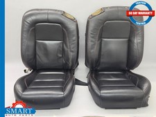 Jaguar XKR X150 Portfolio Black Seat Cushion Red Stritched Front Set L+R 07-09 picture