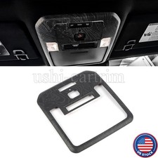 Black Wood Grain Reading Light Lamp Frame Cover Trim For Toyota Tacoma 2024 picture