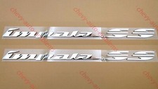 2pcs Chrome Fits 1994-1996 Impala Ss Emblems Rear Quarter Panel 3D Letter Badge picture
